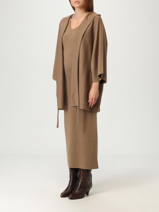 25FW 막스마라 브라운 후드 오픈 프론트 가디건 2521346041600 004 Brown - MAX MARA