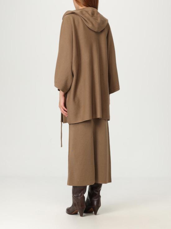 25FW 막스마라 브라운 후드 오픈 프론트 가디건 2521346041600 004 Brown - MAX MARA