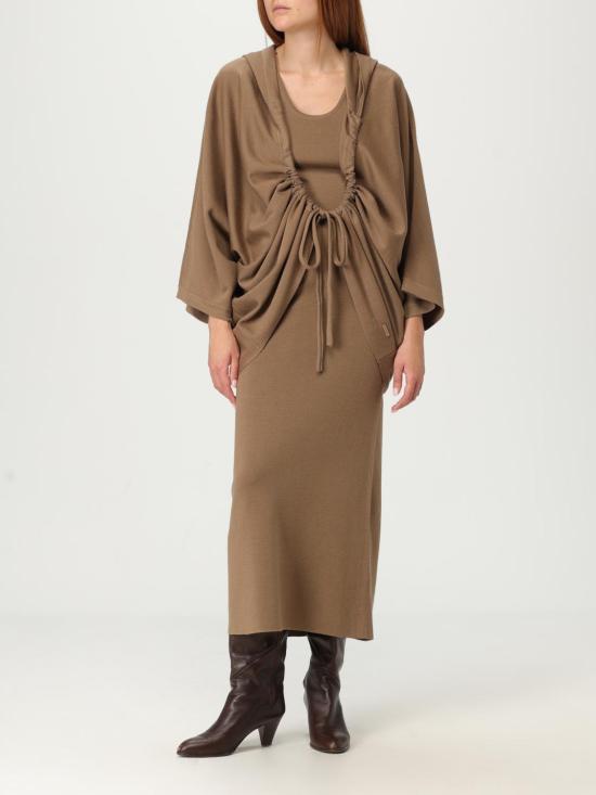 25FW 막스마라 브라운 후드 오픈 프론트 가디건 2521346041600 004 Brown - MAX MARA