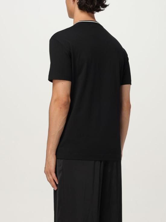 25FW 돌체앤가바나 반팔 티셔츠 G8RA2ZFU7EQ N0000 Black - DOLCE & GABBANA