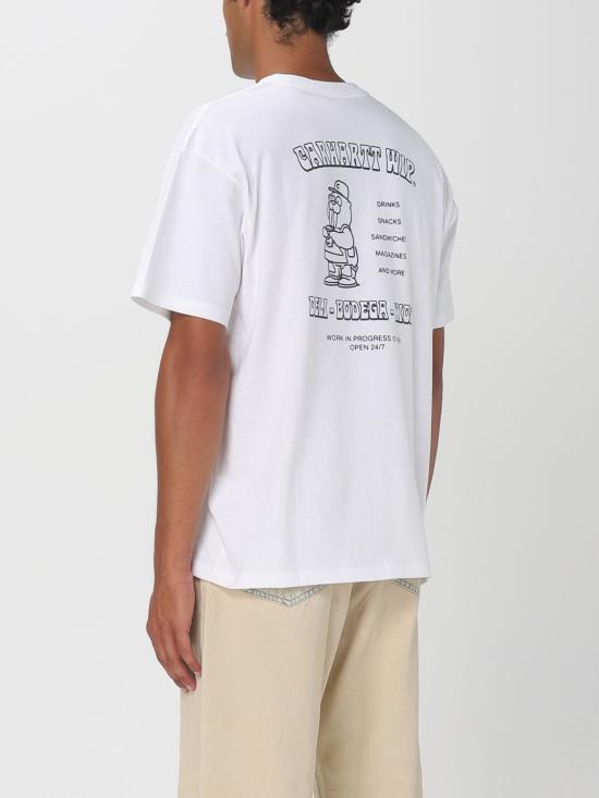 25FW 칼하트 WIP 반팔 티셔츠 I035230 02XX White - CARHARTT WIP