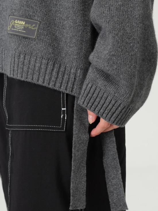25FW 가니 스웨터 K2569 252 Grey - GANNI