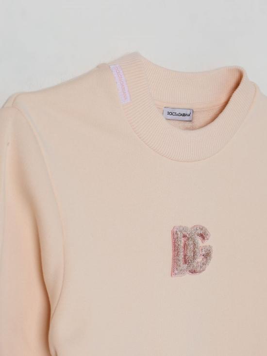 25FW [키즈] 돌체앤가바나 풀오버 L5JWBUG7PKQ F0210 Pink - DOLCE & GABBANA