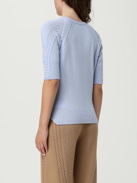 25FW 에르마노 설비노 스웨터 D474L503APNJG 63922 Gnawed Blue - ERMANNO SCERVINO