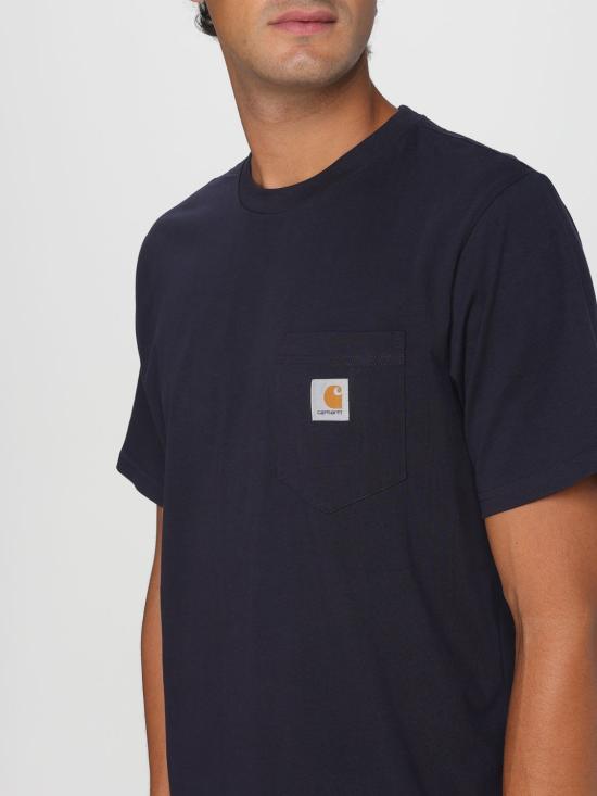 25FW 칼하트 WIP 반팔 티셔츠 I030434 1CXX Navy - CARHARTT WIP