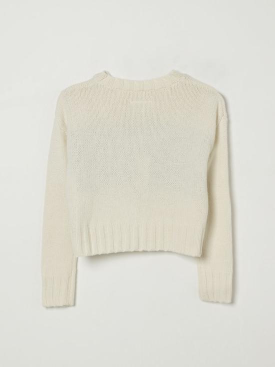 25FW [키즈] MM6 메종마르지엘라 풀오버 M60882MM06M M6101 White - MM6 MAISON MARGIELA