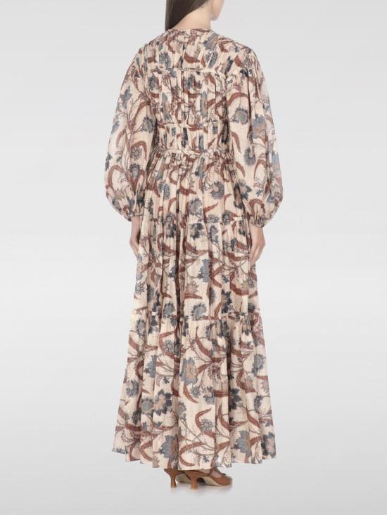 25FW 짐머만 롱 원피스 4208DSS253 BLUINDFLO Beige - ZIMMERMANN