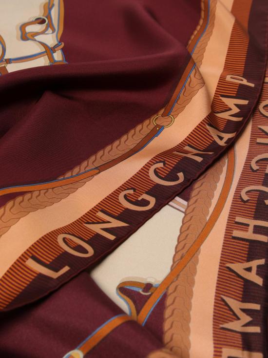 25FW 롱샴 머플러/스카프 50664 GSO P98 Burgundy - LONGCHAMP