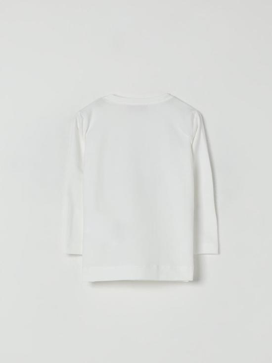 25FW [키즈] 모나리자 티셔츠 19F6186013 0001 Yellow Cream - MONNALISA