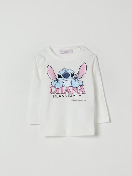 25FW [키즈] 모나리자 티셔츠 19F6186013 0001 Yellow Cream