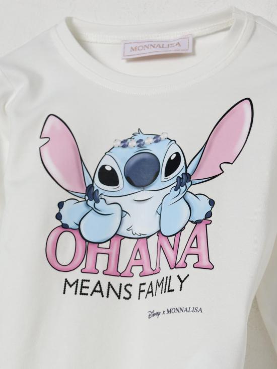 25FW [키즈] 모나리자 티셔츠 19F6186013 0001 Yellow Cream - MONNALISA