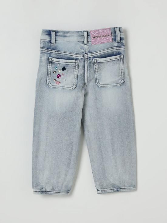 25FW [키즈] 모나리자 진 19F4036042 0062 Grey - MONNALISA