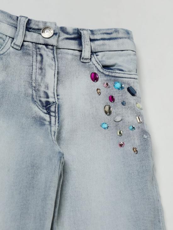 25FW [키즈] 모나리자 진 19F4036042 0062 Grey - MONNALISA