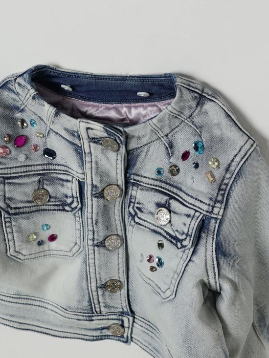 25FW [키즈] 모나리자 캐주얼 자켓 19F1026042 0062 Grey - MONNALISA