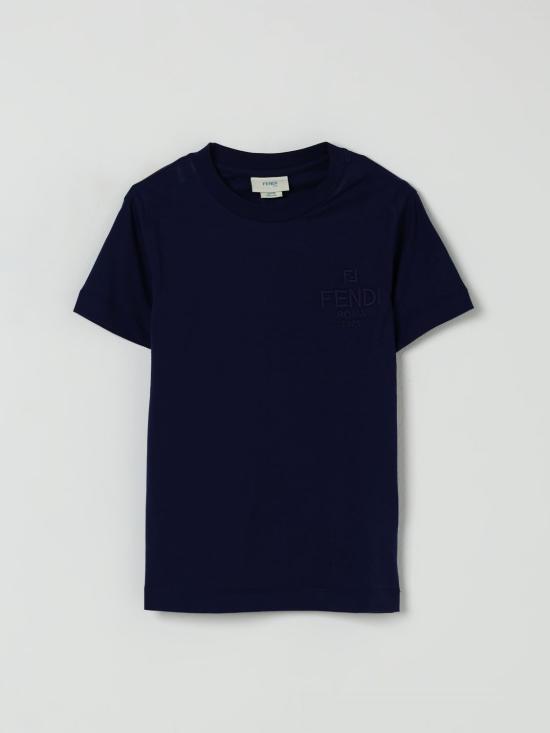25FW [키즈] 펜디 티셔츠 JUI1907AJ F1I11 Blue