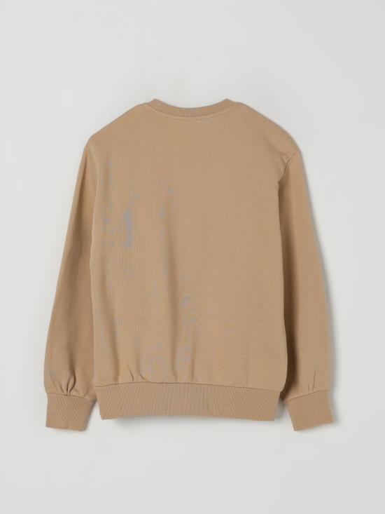 25FW [키즈] 디젤 풀오버 J02486KYAQK K726 Beige - DIESEL