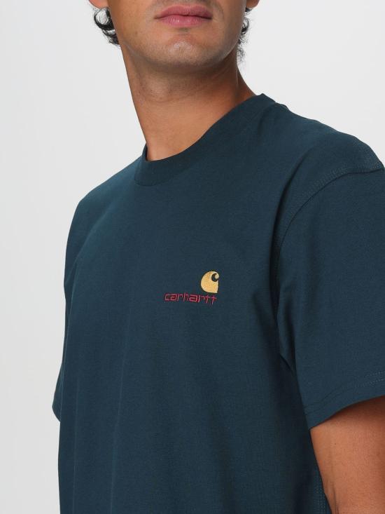 25FW 칼하트 WIP 반팔 티셔츠 I029956 0AUXX Green - CARHARTT WIP