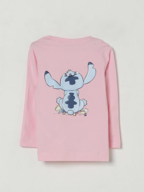 25FW [키즈] 모나리자 티셔츠 19F6106013 0090 Pink - MONNALISA