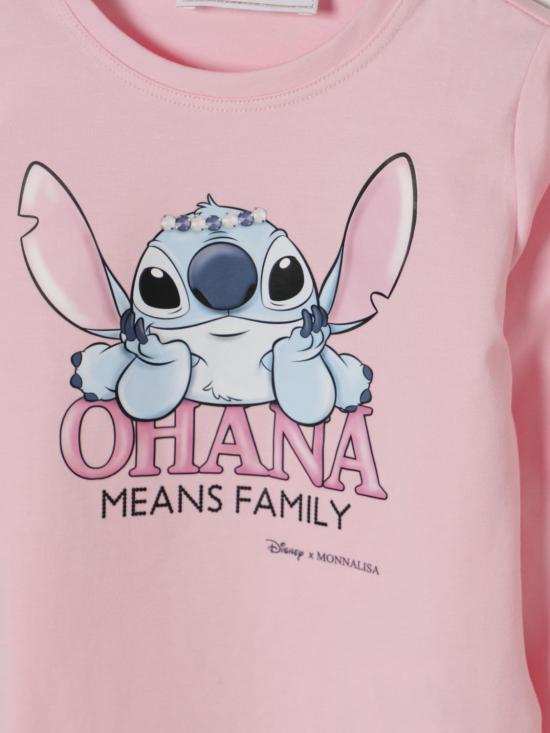 25FW [키즈] 모나리자 티셔츠 19F6186013 0090 Pink - MONNALISA