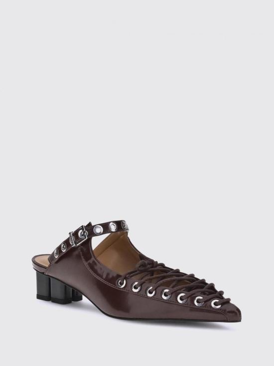 25FW 가니 뮬/슬리퍼 S3039 730 Burgundy - GANNI