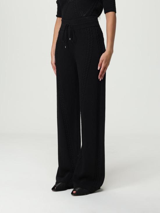 25FW 에르마노 설비노 스트레이트 팬츠 D474P501NJG 95708 Black - ERMANNO SCERVINO