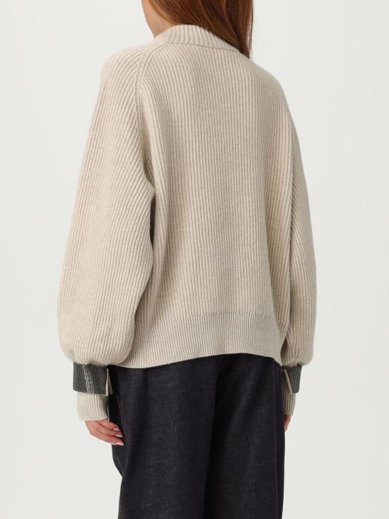 25FW 브루넬로 쿠치넬리 스웨터 M12723300 C9731 Beige - BRUNELLO CUCINELLI