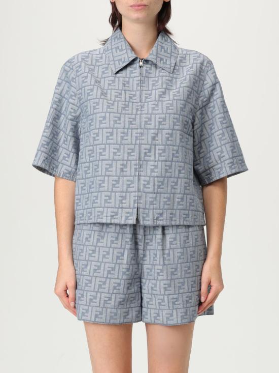 25FW 펜디 자켓 FLF790ASMF F1SAT Blue