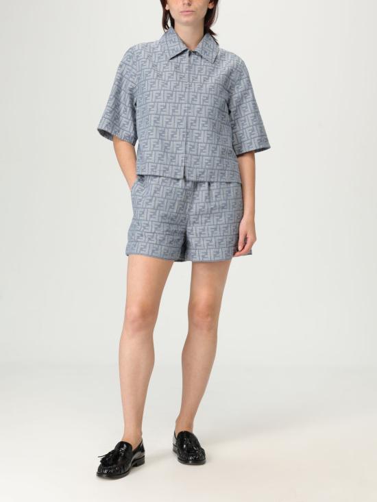 25FW 펜디 자켓 FLF790ASMF F1SAT Blue - FENDI