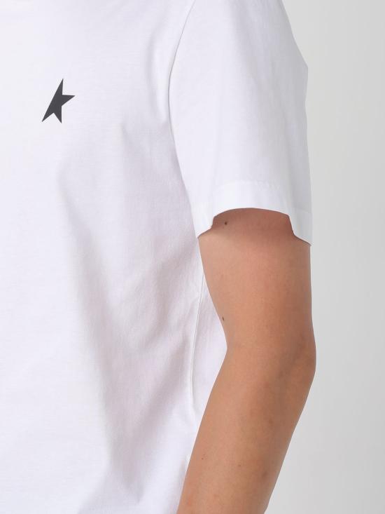 25FW 골든구스 반팔 티셔츠 GMP01220P00059310364 White - GOLDEN GOOSE