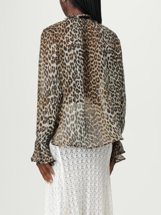 25FW 가니 블라우스 W0570 943 Brown - GANNI