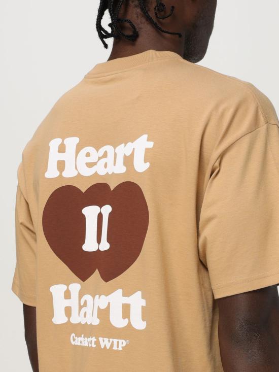 25FW 칼하트 WIP 반팔 티셔츠 I035203 07EXX Beige - CARHARTT WIP