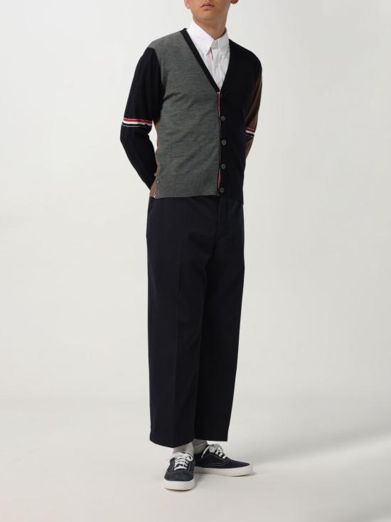 25FW 톰브라운 가디건 MKC410FY1014 978 Navy - THOM BROWNE