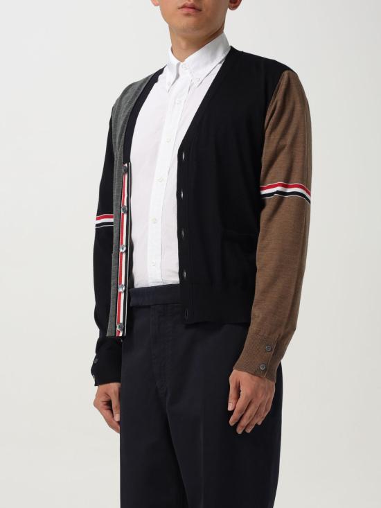 25FW 톰브라운 가디건 MKC410FY1014 978 Navy - THOM BROWNE