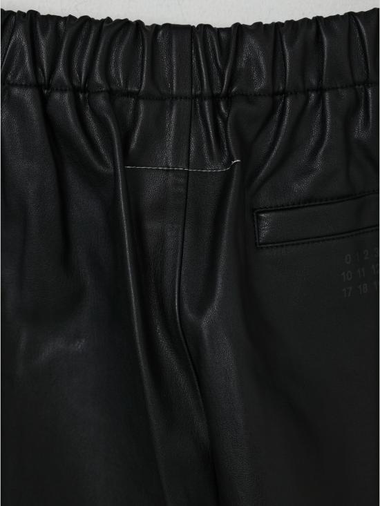 25FW [키즈] MM6 메종마르지엘라 트레이닝/조거 팬츠 M60837MM01Y M6900 Black - MM6 MAISON MARGIELA