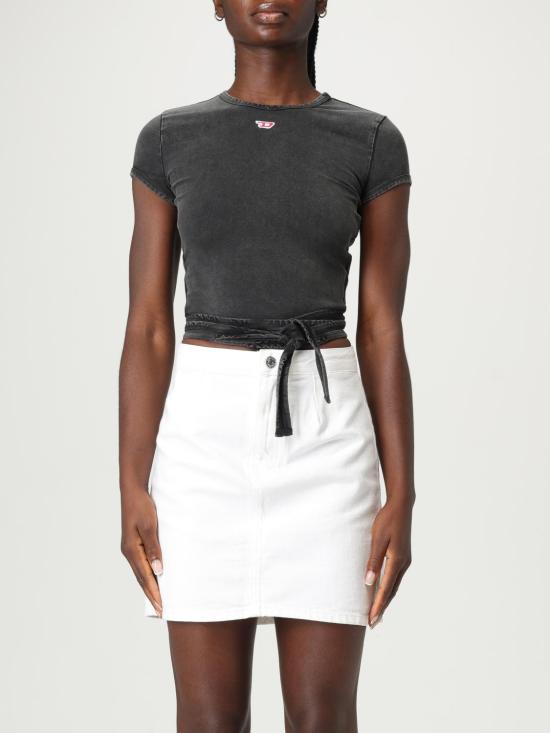 25FW 디젤 반팔 티셔츠 A195200KIBY 02A Black