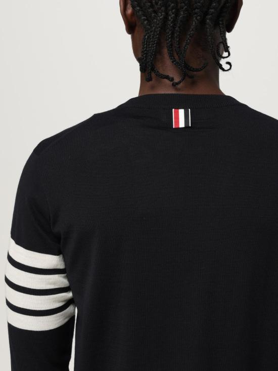 25FW 톰브라운 스웨터 MKA002AY1014 415 Navy - THOM BROWNE