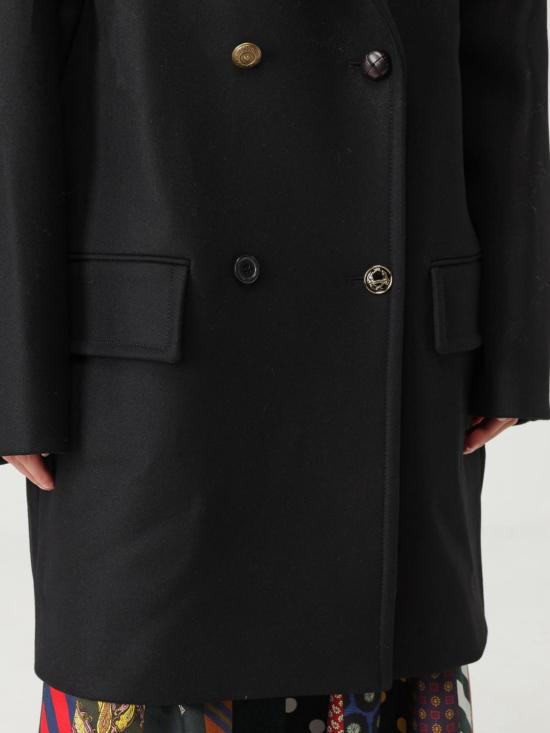 25FW 모스키노 코트 06055512 0555 Black - MOSCHINO