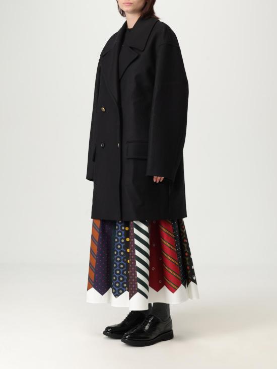 25FW 모스키노 코트 06055512 0555 Black - MOSCHINO