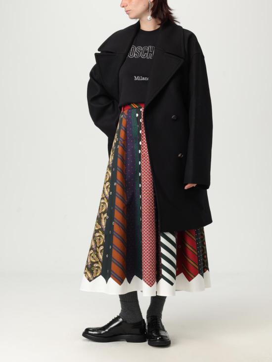 25FW 모스키노 반팔 티셔츠 07205541 1555 Black - MOSCHINO