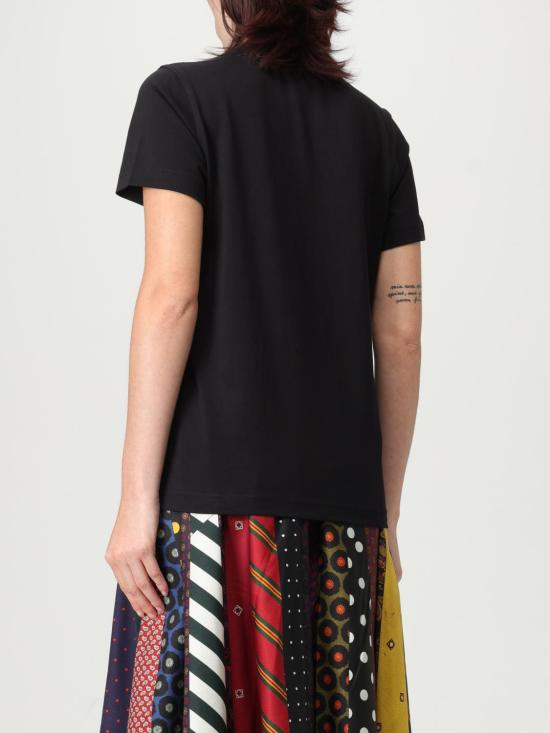 25FW 모스키노 반팔 티셔츠 07205541 1555 Black - MOSCHINO