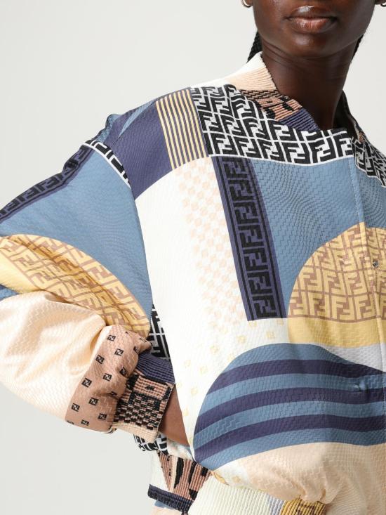 25FW 펜디 자켓 FJ7823AUQM F1SAT Blue - FENDI