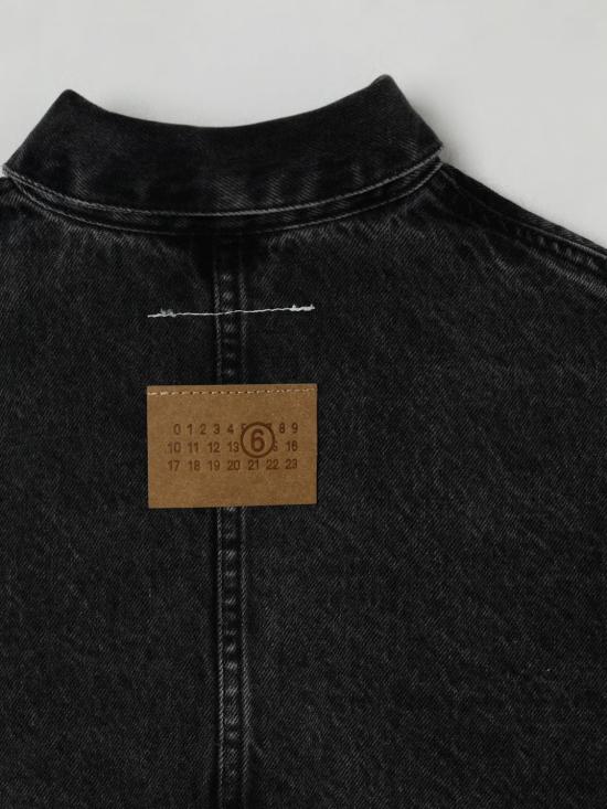 25FW [키즈] MM6 메종마르지엘라 원피스 M60521MM06D M602 Black - MM6 MAISON MARGIELA