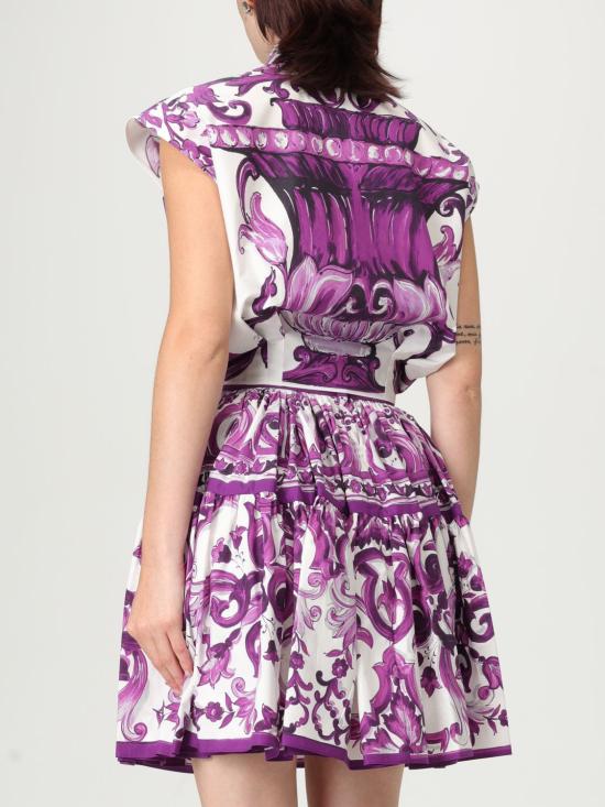 25FW 돌체앤가바나 셔츠 F5T53THH5EN IP3TN Violet - DOLCE & GABBANA