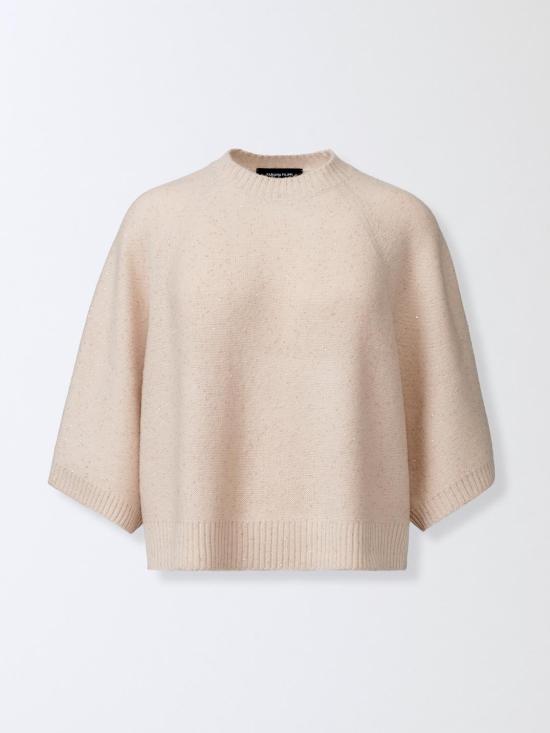 25FW 파비아나 필리피 울 실크 스팽글 케이프 MAD215F067D296 0158 Rope - FABIANA FILIPPI