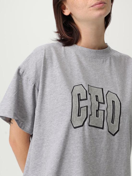 25FW 발렌시아가 반팔 티셔츠 826344TSVP3 1300 Grey - BALENCIAGA