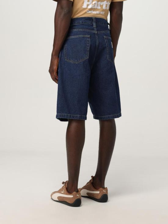 25FW 칼하트 WIP 데님 숏팬츠 I030469 0106 Blue - CARHARTT WIP