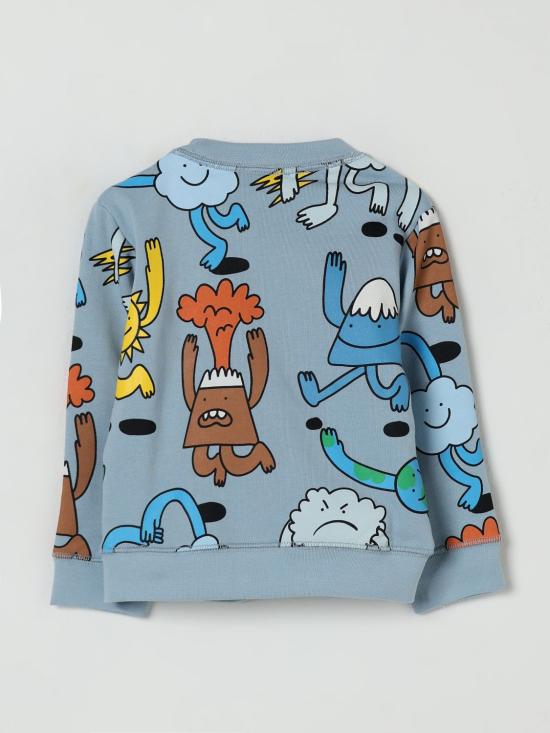 25FW [키즈] 스텔라 맥카트니 풀오버 TX4P80Z3157 670MC Gnawed Blue - STELLA MCCARTNEY