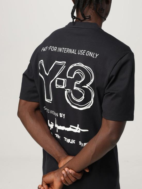 25FW 와이쓰리 반팔 티셔츠 KB2608 Black - Y-3
