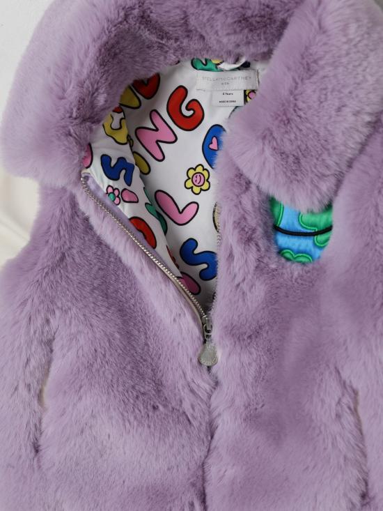 25FW [키즈] 스텔라 맥카트니 코트 TX2C67Z0654 522 Violet - STELLA MCCARTNEY