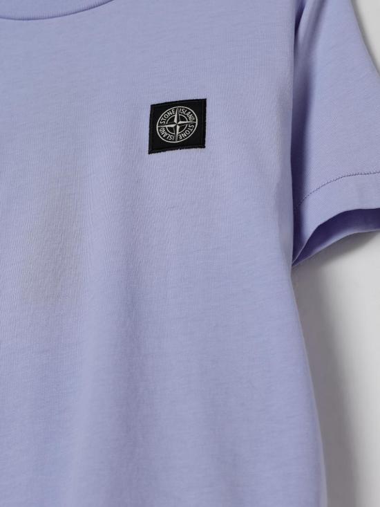 25FW [키즈] 스톤 아일랜드 티셔츠 2100002S0047 V008B Lilac - STONE ISLAND